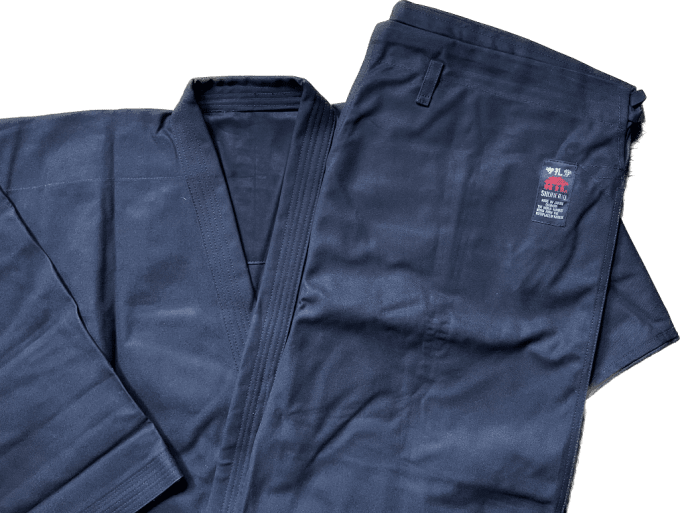 Luxe Ninjutsu / Kobudo / KarateGi  Shureido KB-10 noir coton lourd taille 4.5 (175 cm)  