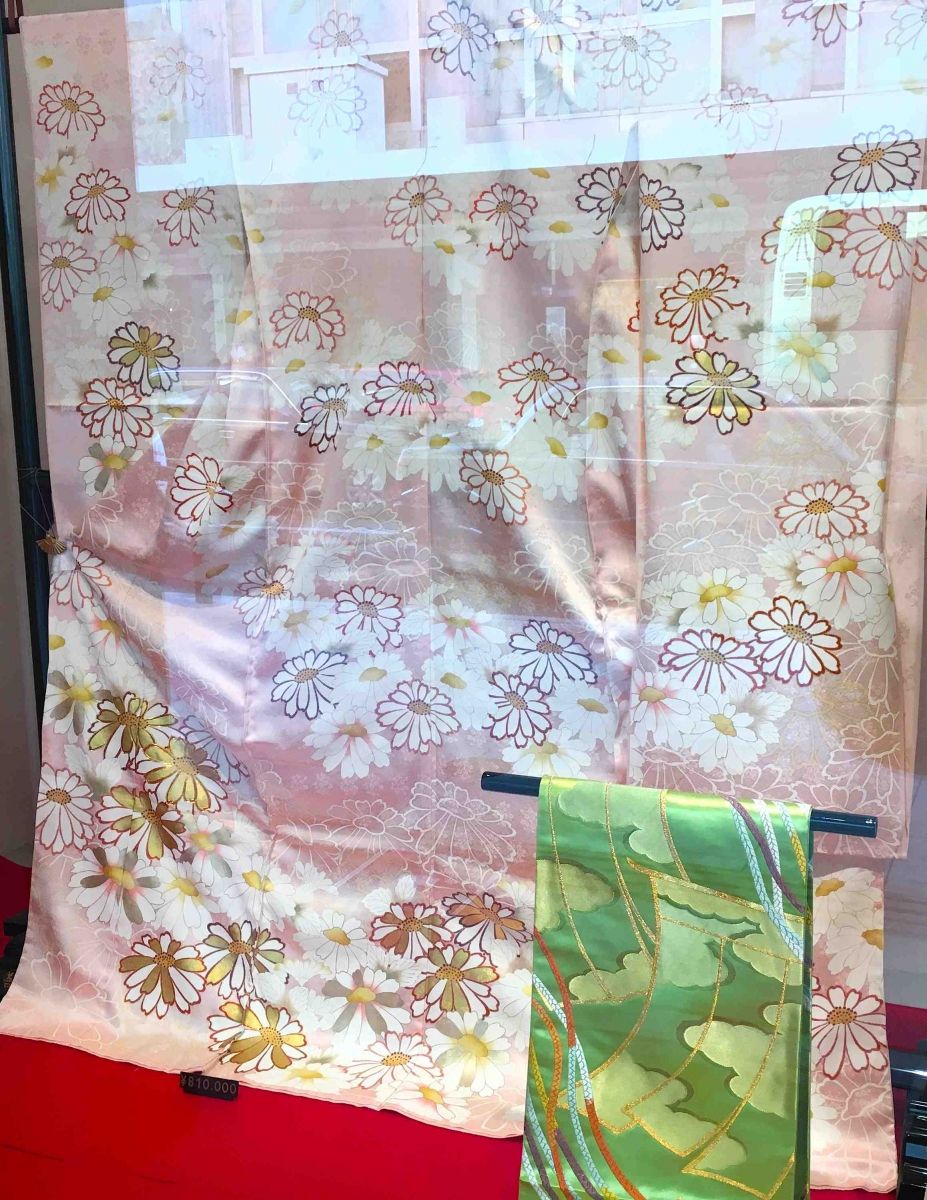 Kimono traditionnel japonais Tomesode haut de gamme femme de Kyoto 